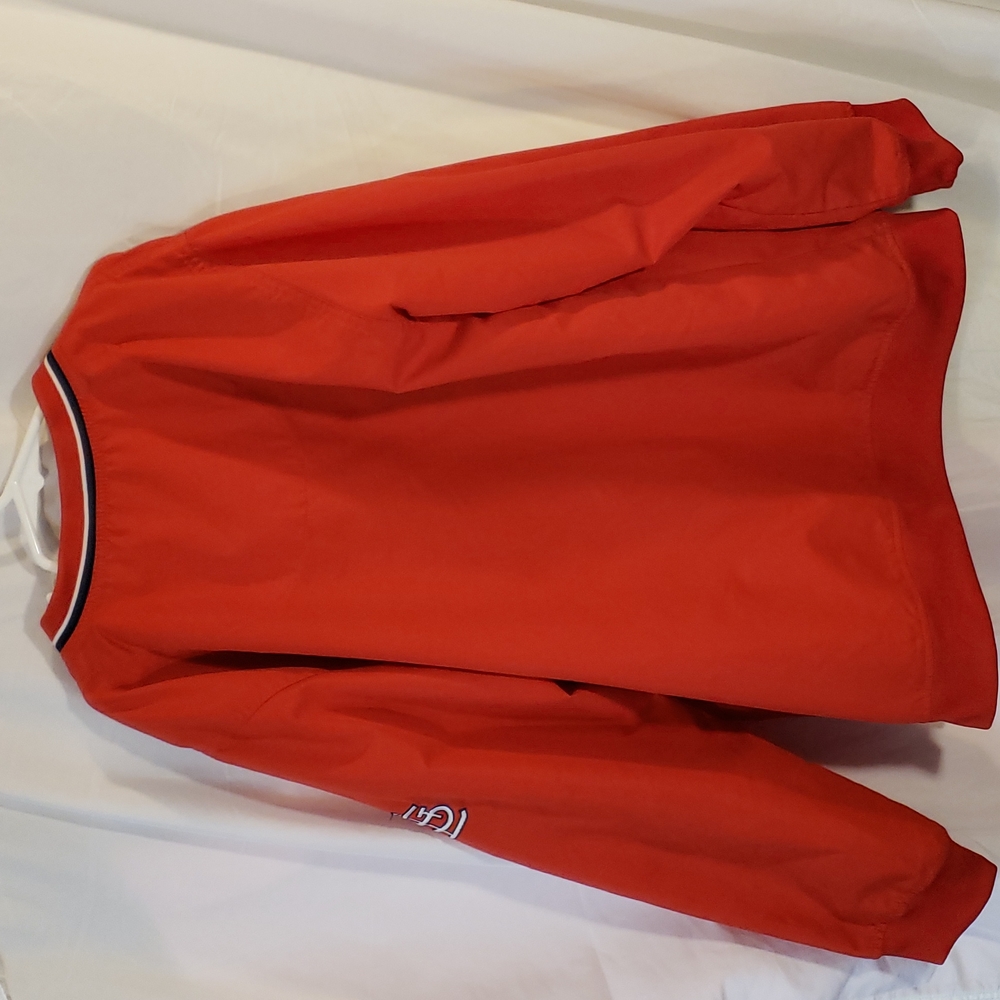 Kids medium st Louis Cardinals windbreaker pullover baseball shirt. (C) - Picture 7 of 9